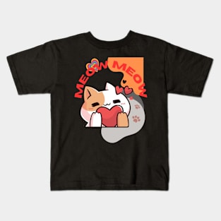 cute cat Kids T-Shirt